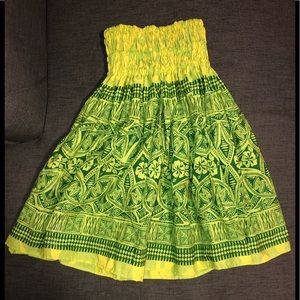 ISLAND STRAPLESS DRESS🌺